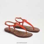 נשים הַנעָלָה Sam Edelman סנדל חוטיני gigi פרג כתום 4XL22X225