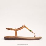 נשים הַנעָלָה Sam Edelman סנדל חוטיני gigi רטרו טִבעִי 4XL22X495 - Image 2