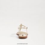 נשים הַנעָלָה Sam Edelman סנדל חוטיני gigi רטרו שנהב מודרני 4XL22X496 - Image 5
