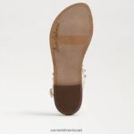 נשים הַנעָלָה Sam Edelman סנדל חוטיני gigi pearl חַרְסִינָה 4XL22X555 - Image 6