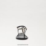 נשים הַנעָלָה Sam Edelman סנדל חוטיני gigi pearl פטנט שחור 4XL22X554 - Image 3