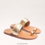 נשים הַנעָלָה Sam Edelman סנדל טבעת מרגיט אצבע זהב ענבר 4XL22X257