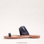 נשים הַנעָלָה Sam Edelman סנדל טבעת מרגיט אצבע עור שחור 4XL22X258 - Image 4