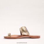 נשים הַנעָלָה Sam Edelman סנדל טבעת מרגיט אצבע זהב ענבר 4XL22X257 - Image 4