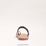 נשים הַנעָלָה Sam Edelman סנדל טבעת מרגיט אצבע עור שחור 4XL22X258 - Image 5