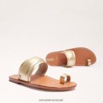 נשים הַנעָלָה Sam Edelman סנדל טבעת מרגיט אצבע זהב ענבר 4XL22X257 - Image 7