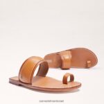 נשים הַנעָלָה Sam Edelman סנדל טבעת מרגיט אצבע מולטי חום 4XL22X260 - Image 7