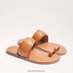 נשים הַנעָלָה Sam Edelman סנדל טבעת מרגיט אצבע מולטי חום 4XL22X260