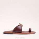 נשים הַנעָלָה Sam Edelman סנדל טבעת maxime בוהן מייפל בורבון 4XL22X256 - Image 2