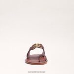 נשים הַנעָלָה Sam Edelman סנדל טבעת maxime בוהן מייפל בורבון 4XL22X256 - Image 3