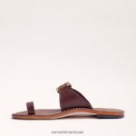 נשים הַנעָלָה Sam Edelman סנדל טבעת maxime בוהן מייפל בורבון 4XL22X256 - Image 4