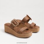 נשים הַנעָלָה Sam Edelman סנדל טריז אספדריל למרדף cuoio 4XL22X199