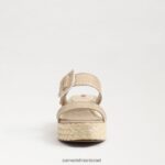 נשים הַנעָלָה Sam Edelman סנדל טריז אספדריל למרדף קליפת ביצה 4XL22X200 - Image 3