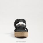 נשים הַנעָלָה Sam Edelman סנדל טריז אספדריל של קרסון שָׁחוֹר 4XL22X352 - Image 3