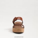 נשים הַנעָלָה Sam Edelman סנדל טריז אספדריל של קרסון קוניאק עשיר 4XL22X353 - Image 3