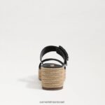 נשים הַנעָלָה Sam Edelman סנדל טריז אספדריל של קרסון שָׁחוֹר 4XL22X352 - Image 5