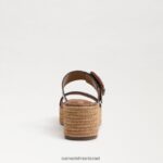 נשים הַנעָלָה Sam Edelman סנדל טריז אספדריל של קרסון קוניאק עשיר 4XL22X353 - Image 5