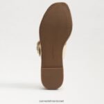 נשים הַנעָלָה Sam Edelman סנדל טריז אספדריל של קרסון חיטה מולבן 4XL22X351 - Image 6