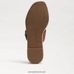 נשים הַנעָלָה Sam Edelman סנדל טריז אספדריל של קרסון קוניאק עשיר 4XL22X353 - Image 6