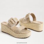 נשים הַנעָלָה Sam Edelman סנדל טריז אספדריל למרדף קליפת ביצה 4XL22X200 - Image 7