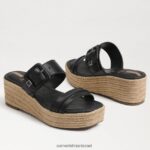 נשים הַנעָלָה Sam Edelman סנדל טריז אספדריל של קרסון שָׁחוֹר 4XL22X352 - Image 7