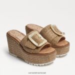 נשים הַנעָלָה Sam Edelman סנדל טריז אספדריל Livi כהה טבעי 4XL22X339