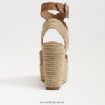 נשים הַנעָלָה Sam Edelman סנדל טריז ואדה אספדריל cuoio 4XL22X384 - Image 5