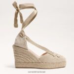 נשים הַנעָלָה Sam Edelman סנדל טריז מרגריטה אספדריל טִבעִי 4XL22X85 - Image 2