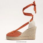 נשים הַנעָלָה Sam Edelman סנדל טריז מרגריטה אספדריל תפוז שרוף 4XL22X86 - Image 4