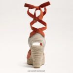 נשים הַנעָלָה Sam Edelman סנדל טריז מרגריטה אספדריל תפוז שרוף 4XL22X86 - Image 5