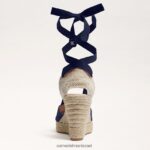 נשים הַנעָלָה Sam Edelman סנדל טריז מרגריטה אספדריל חיל הים 4XL22X88 - Image 5
