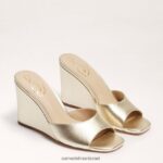 נשים הַנעָלָה Sam Edelman סנדל טריז של merrick זהב כהה 4XL22X611