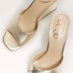 נשים הַנעָלָה Sam Edelman סנדל טריז של merrick זהב כהה 4XL22X611 - Image 7