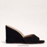 נשים הַנעָלָה Sam Edelman סנדל טריז של merrick זמש שחור 4XL22X613 - Image 2