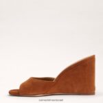 נשים הַנעָלָה Sam Edelman סנדל טריז של merrick זמש חום 4XL22X614 - Image 4