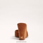 נשים הַנעָלָה Sam Edelman סנדל טריז של merrick זמש חום 4XL22X614 - Image 5