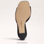 נשים הַנעָלָה Sam Edelman סנדל טריז של merrick זמש שחור 4XL22X613 - Image 6