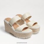 נשים הַנעָלָה Sam Edelman סנדל לוקה טריז שנהב מודרני 4XL22X757