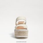 נשים הַנעָלָה Sam Edelman סנדל לוקה טריז שנהב מודרני 4XL22X757 - Image 3