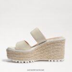 נשים הַנעָלָה Sam Edelman סנדל לוקה טריז שנהב מודרני 4XL22X757 - Image 4