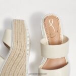 נשים הַנעָלָה Sam Edelman סנדל לוקה טריז שנהב מודרני 4XL22X757 - Image 7