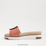 נשים הַנעָלָה Sam Edelman סנדל מגלשה ariane ורוד טיח 4XL22X181 - Image 4