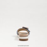 נשים הַנעָלָה Sam Edelman סנדל מגלשה ariane כחול מונטרוז 4XL22X180 - Image 5