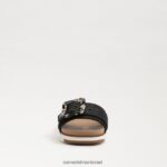 נשים הַנעָלָה Sam Edelman סנדל מגלשה ariane מארג שחור 4XL22X184 - Image 3