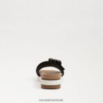 נשים הַנעָלָה Sam Edelman סנדל מגלשה ariane מארג שחור 4XL22X184 - Image 5