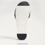 נשים הַנעָלָה Sam Edelman סנדל מגלשה ariane עור שחור 4XL22X183 - Image 6