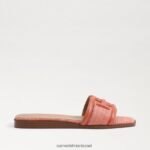 נשים הַנעָלָה Sam Edelman סנדל מגלשה אירינה ורוד טרקוטה/ורוד טיח 4XL22X4 - Image 2