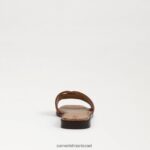 נשים הַנעָלָה Sam Edelman סנדל מגלשה אירינה קוניאק/cuoio עשיר 4XL22X5 - Image 4