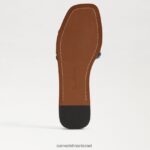נשים הַנעָלָה Sam Edelman סנדל מגלשה אירינה לטאה שחורה 4XL22X3 - Image 6