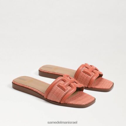 נשים הַנעָלָה Sam Edelman סנדל מגלשה אירינה ורוד טרקוטה/ורוד טיח 4XL22X4